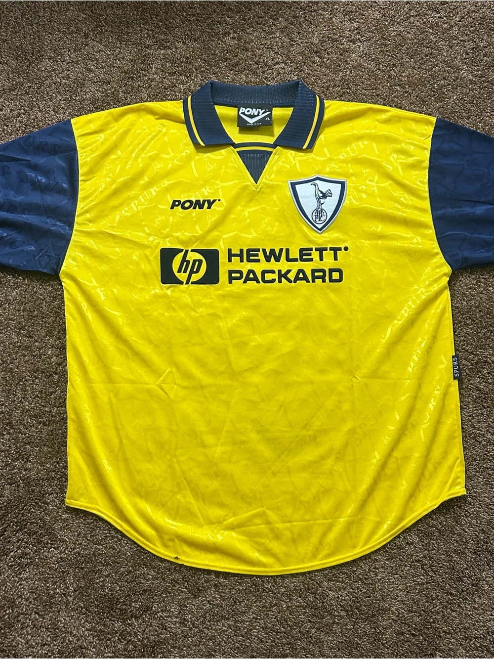 Vintage 1995-1997 Tottenham Hotspur Shirt PONY Made in UK Original - Adult XL